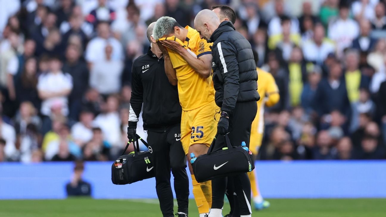 Alarma en Paraguay: Diego Gómez salió lesionado en el duelo entre Tottenham y Brighton -El Radar News